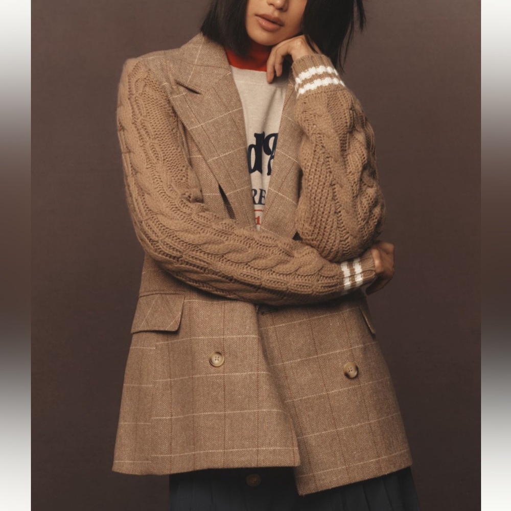 Avec Les Filles Sweater Blazer Jacket